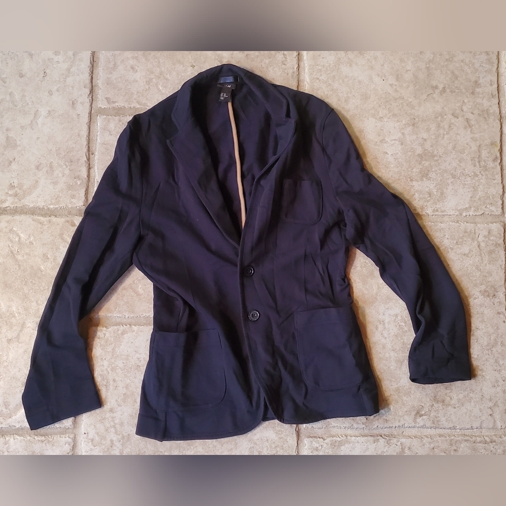 H&M Mens Navy Blazer Size 36R (M)